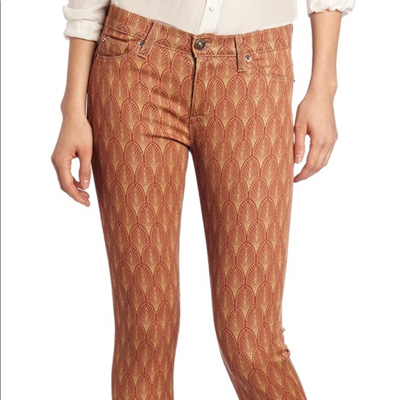Hudson Nico Super Skinny Nouveau Art Deco Size 27 - Picture 1 of 7